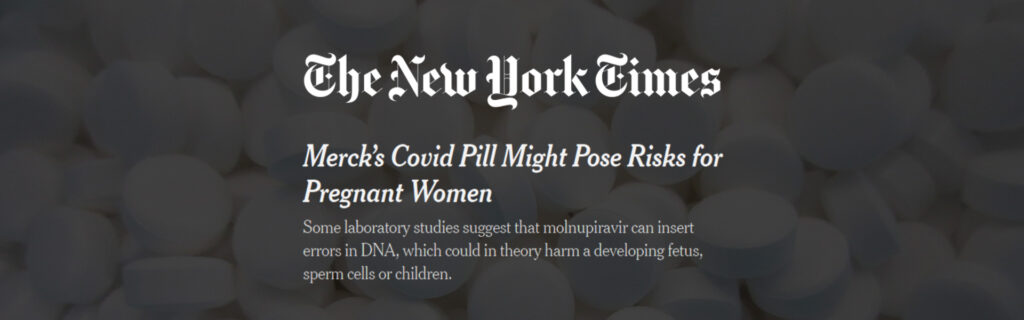 Merck’s Covid Pill Might Pose Risks for Pregnant Women